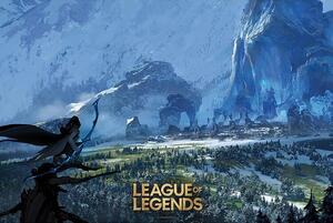 Plakát, Obraz - League of Legends - Freljord, 91.5 × 61 cm