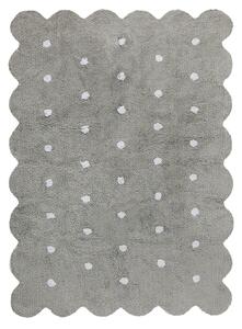 Bio koberec kusový, ručně tkaný Biscuit Grey-120x160