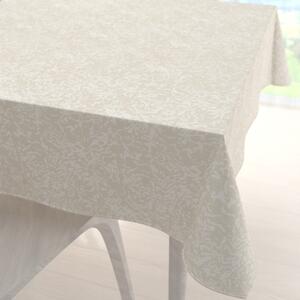 Biante Velký teflonový čtvercový ubrus TF-033 Venezia smetanový 260x260 cm
