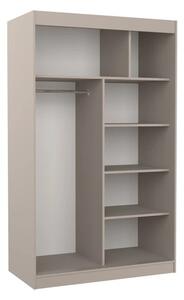 Úzká šatní skříň 120 cm JABRA - kašmírová