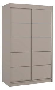 Úzká šatní skříň 120 cm JABRA - kašmírová