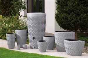 Květináč FLOW elipsa Platinum 85l