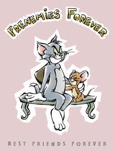 Umělecký tisk Tom a Jerry - Nejlepší přátelé navždy, 26.7 × 40 cm