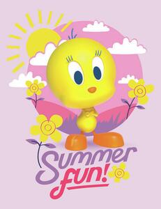 Umělecký tisk Tweety - Summer fun, 26.7 × 40 cm