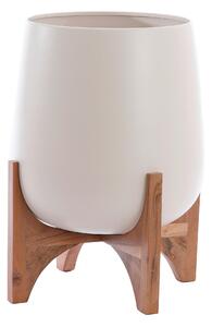 KVĚTINÁČ dřevo, kov, 44/53 cm Light & Living - Obaly na květináče, Online Only