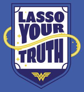 Umělecký tisk Wonder Woman - Lasso your truth, 26.7 × 40 cm