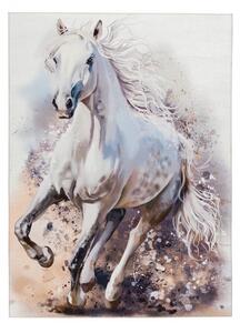 Dětský koberec s bílým koněm Torino Kids 235 white horse 80x120 cm