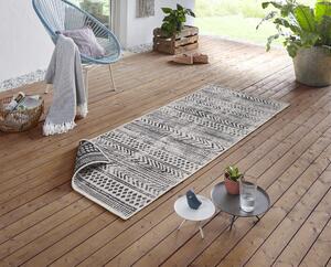 NORTHRUGS - Hanse Home koberce Kusový koberec Twin Supreme 103860 Biri Black/Cream – na ven i na doma - 120x170 cm