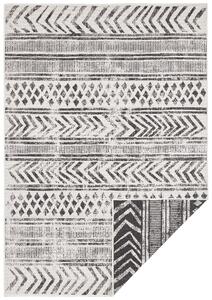 NORTHRUGS - Hanse Home koberce Kusový koberec Twin Supreme 103860 Biri Black/Cream – na ven i na doma - 120x170 cm