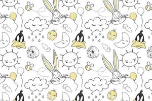 Umělecký tisk Looney Tunes - Ilustrace, 40 × 26.7 cm