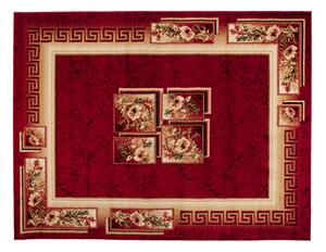 Makro Abra Kusový koberec ATLAS 4489B Červený Rozměr: 200x300 cm