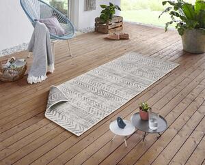 NORTHRUGS - Hanse Home koberce Kusový koberec Twin Supreme 103862 Biri Grey/Cream – na ven i na doma - 80x150 cm