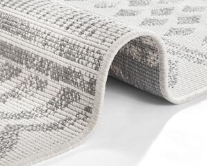 NORTHRUGS - Hanse Home koberce Kusový koberec Twin Supreme 103862 Biri Grey/Cream – na ven i na doma - 80x350 cm