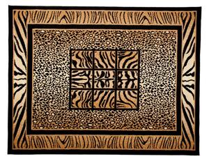 Makro Abra Kusový koberec ATLAS 6600A béžový černý Rozměr: 100x200 cm