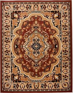 Makro Abra Kusový koberec ATLAS E951A Hnědý Rozměr: 80x150 cm
