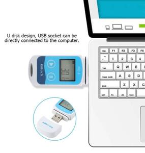 Teploměr se záznamem USB/1xCR2032 IP67