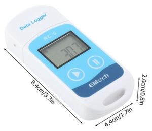 Teploměr se záznamem USB/1xCR2032 IP67