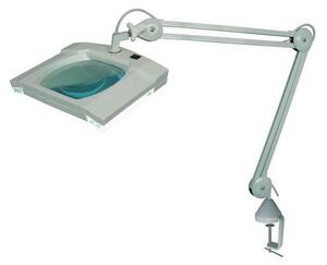 LED Stolní lampa s lupou a klipem LED/5W/230V