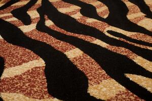 Makro Abra Kusový koberec ATLAS 6601A hnědý černý Rozměr: 120x170 cm
