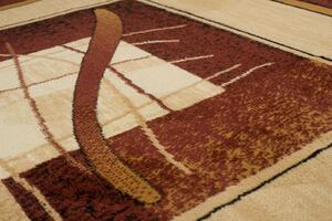 Makro Abra Kusový koberec ATLAS 5118D Hnědý Rozměr: 80x150 cm