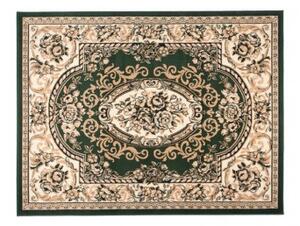 Makro Abra Klasický kusový koberec ATLAS F739A Zelený Rozměr: 80x150 cm