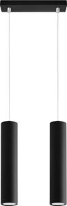 Lustr na lanku KARADON 2xGU10/30W/230V černá