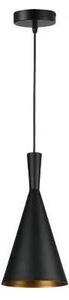 Lustr na lanku PINIO 1xE27/60W/230V pr. 19 cm černá