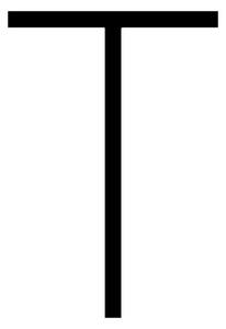 AR 1201T00A Alphabet of Light - velké písmeno T - ARTEMIDE