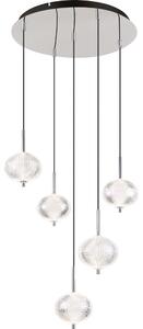 Globo 16042-5HC - LED Lustr na lanku AIDA 5xLED/6,6W/230V 3000K/4500K/6500K