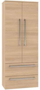 EBS Pure Skříňka vysoká 163x65 cm, dub sand barbera