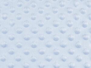 Minky s 3D puntíky METRÁŽ - 50 (47) modrošedá sv