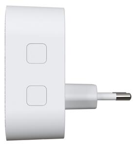 Solight 1L74DT - Bezdrátový zvonek do zásuvky 230V + 2x tlačítko IP44 bílá