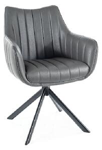 Otočná židle OTO 2 - šedá / černá