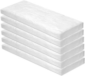 Keramické knoty pro bioetanol, 6 kusů, rozměry 300 x 100 x 13 mm, vhodné pro kamna na bioetanol
