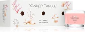 Yankee Candle Pink Sands dárková sada 3x37 g