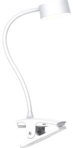Solight WO3001-W- LED Stm. flexib. lampa s klipem LED/2W/5V 3000/4000/6500K bílá