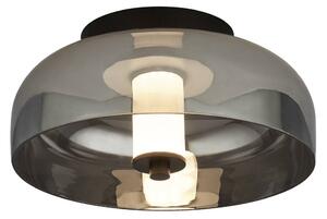 LED stropní světlo Frisbee se stínidlem ze skla