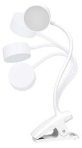 Solight WO3001-W- LED Stm. flexib. lampa s klipem LED/2W/5V 3000/4000/6500K bílá