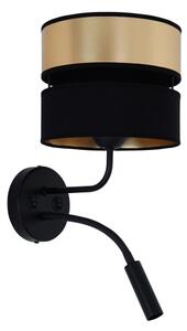 Brilagi - Nástěnná lampa ROYAL 1xE27/15W/230V + 1xG9/3W černá/zlatá