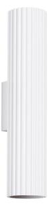 Sollux SL.1539 - Nástěnné svítidlo KARBON 2xGU10/10W/230V bílá