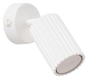 Sollux SL.1541 - Nástěnné bodové svítidlo KARBON 1xGU10/10W/230V bílá