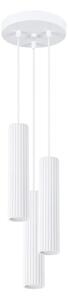 Sollux SL.1538 - Lustr na lanku KARBON 3xGU10/10W/230V bílá