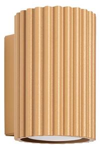 Sollux SL.1650 - Nástěnné svítidlo KARBON 1xGU10/10W/230V zlatá