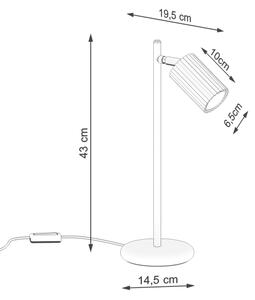 Sollux SL.1624 - Stolní lampa KARBON 1xGU10/10W/230V zelená