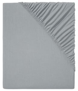 LIVARNO home Žerzejové napínací prostěradlo BIO, 180–200 x 200 cm (šedá) (100372782002)
