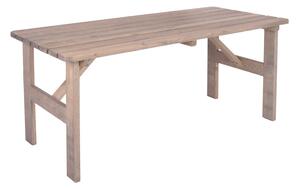 Rojaplast VIKING zahradní stůl dřevěný ŠEDÝ - 150 cm