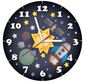 Dětské hodiny Vesmír Velikost: 30 x 30 cm