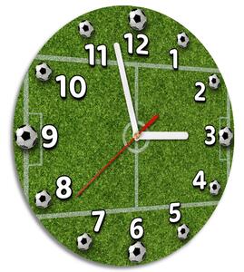 Dětské hodiny Fotbalové hřiště Rozměry: 30 x 30 cm