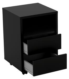 Šuplíky k psacímu stolu AFIBA - černé