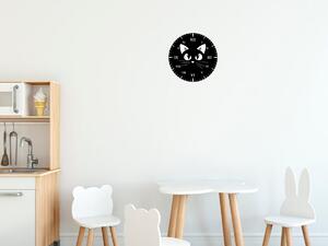 Dětské hodiny Černá kočička Rozměry: 30 x 30 cm